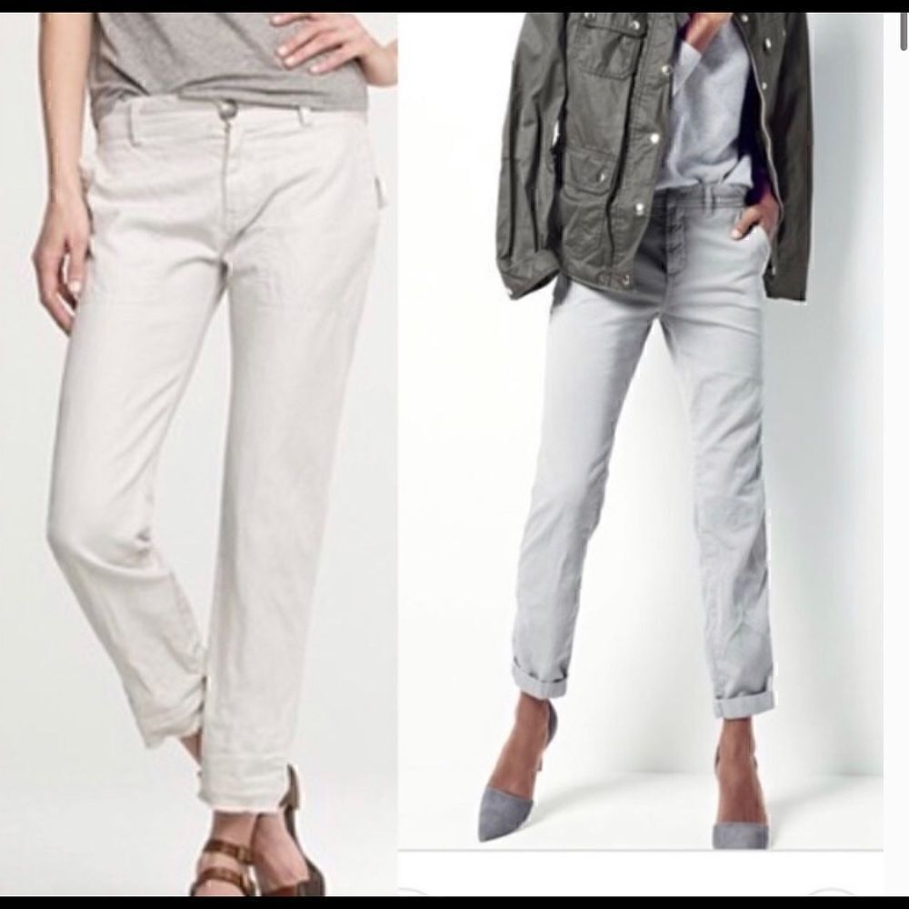 J. Crew Sunday Slim 100% cotton Chino pants White new